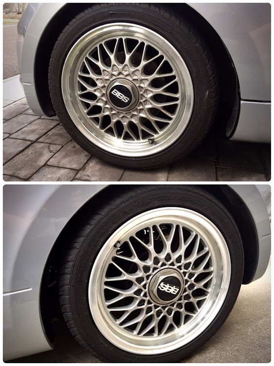 コペンのDIY・ホイール・BBS RG・目の錯覚技に関するカスタム事例の投稿画像1枚目