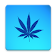 Blue Weed Rasta Keyboard icon