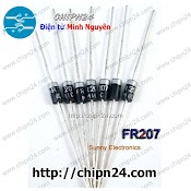 [10 Con] (Kg2) Diode Fr207 Dip 2A 1000V [Diode Xung]