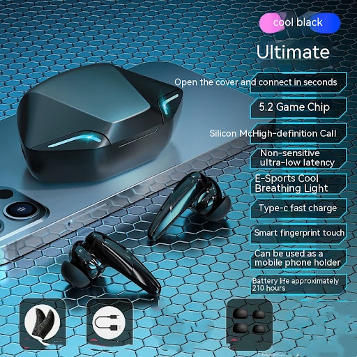 Title 1, Wireless Bluetooth Headset for Gaming Without L...