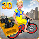 تنزيل Garbage Bicycle Kids Rider 3D التثبيت أحدث APK تنزيل