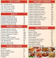 A1 Chinese Indian Mughlai menu 2