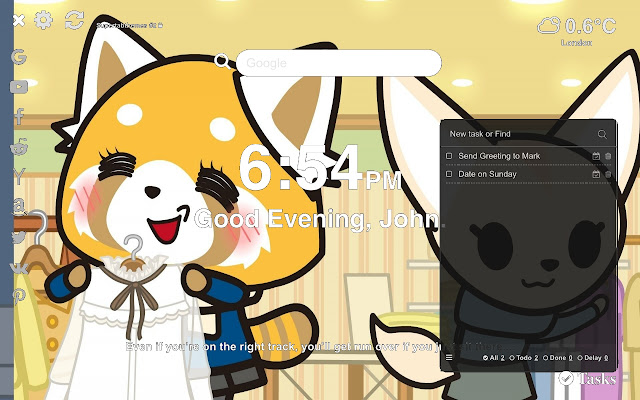 Aggretsuko HD Wallpapers New Tab