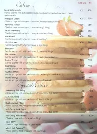 Tarts menu 5