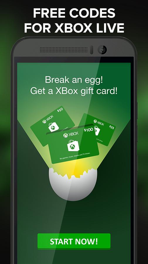 Free Codes for Xbox Live Screen 1