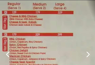 Dominiek Pizza menu 2