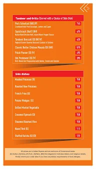 Sky Grill Lounge Bar & Restaurant By Crowne Plaza Kochi menu 7