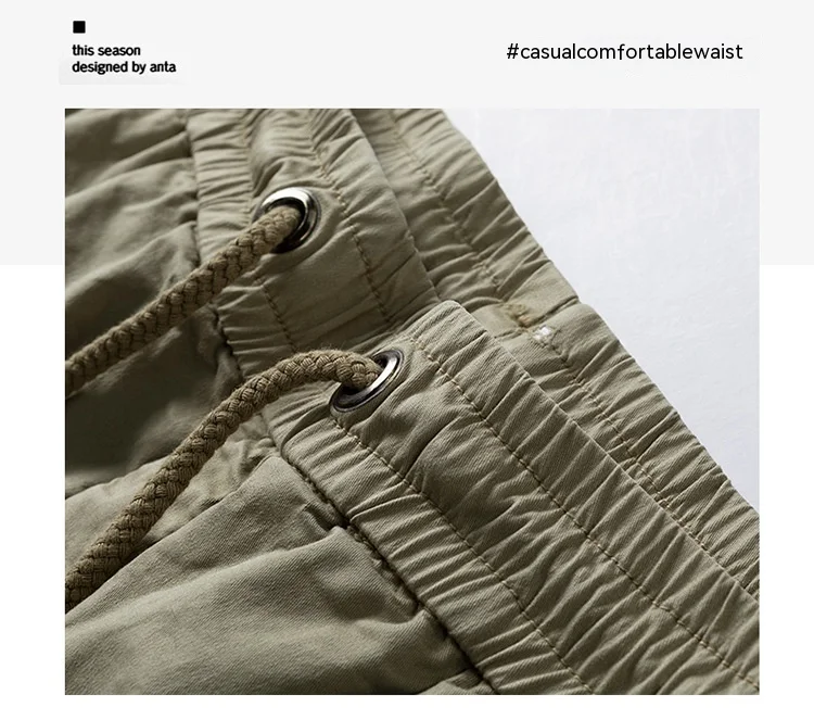 Heren Cargo Shorts Losse Pasvorm Koreaans Stijl Casual Broek Cropped Broeken Comfortabel Zomerse Look Veelzijdig Draagbaar