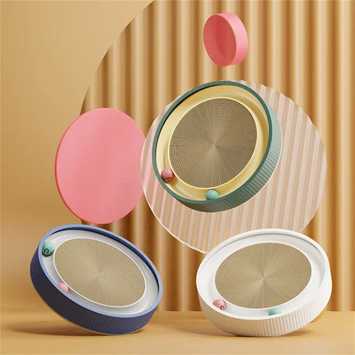 Grinding Cat Nest Oversized Bowl Cat Turntable Cat Catch Board Cat Toys Corrugated Paper Cat Catch Basin Round