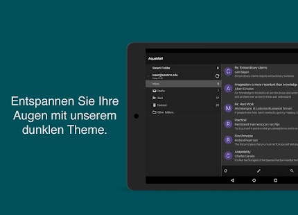 Aqua Mail ─ E-Mail-App Screenshot