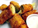 Deep Fried Pickle Spears with Creamy Jalapeno Ranch Dressing was pinched from <a href="http://chefronlock.com/recipes/deep-fried-pickle-spears-with-creamy-jalapeno-ranch-dressing/" target="_blank">chefronlock.com.</a>