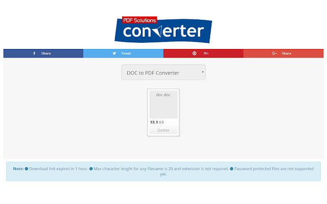 Doc to PDF Converter