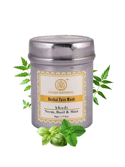 Khadi Natural Face Pack Neem Basil & Mint 50gm