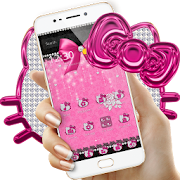 Pink Kitty Bowknot Theme 1.1.5 Icon