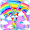 Rainbow lock screen icon