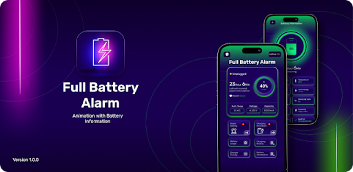 100% Full Battery Charge Alarm