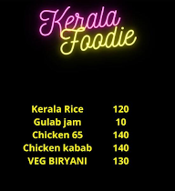 Kerala Foodie menu 1