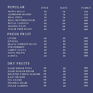 Bombay Kulfis menu 3