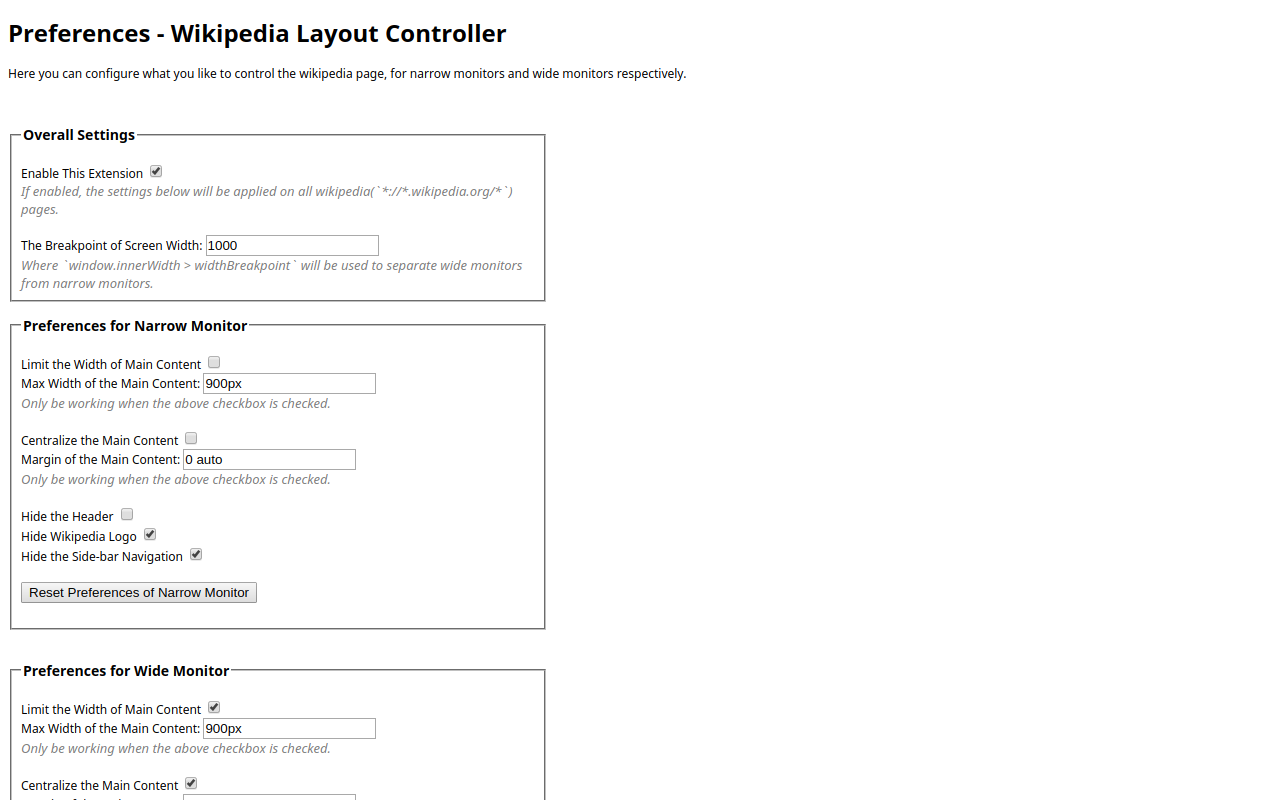 Wikipedia Layout Controller Preview image 5