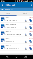 App Mataró Bus Screenshot