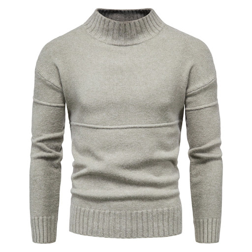 Title 2, Long-sleeved Sweater Solid Color Base Shirt A c...