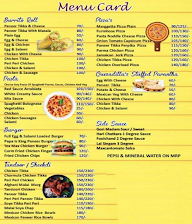 Uk Sharas Cafe menu 2