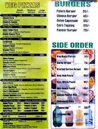 Roms Pizza menu 1