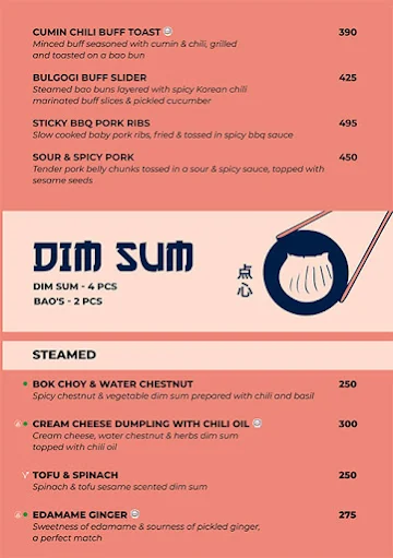 Lucky Chan - Dimsum & Sushi Parlour menu 