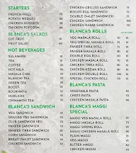 Blancas Cafe menu 2