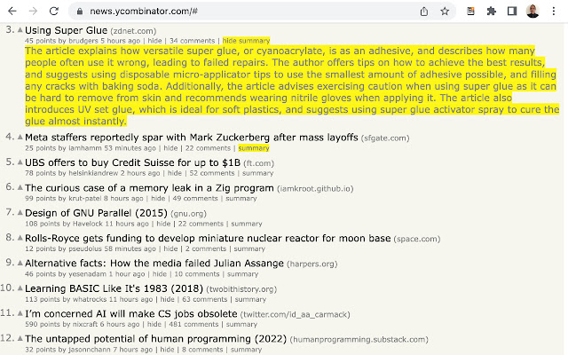 Hacker News Summarizer