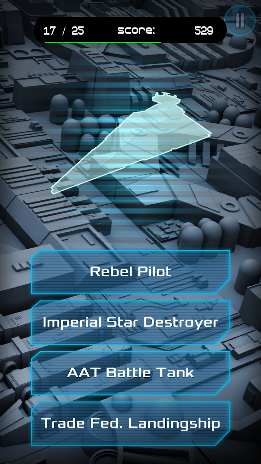 Unofficial Star Wars Quiz Screen 3