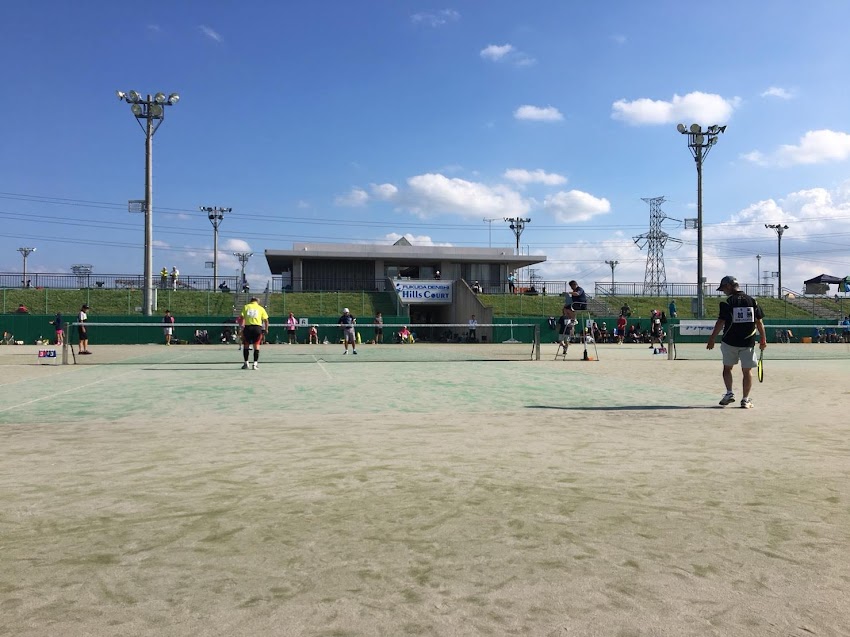 流石のプレーを連発した加納・石川理事長ペア