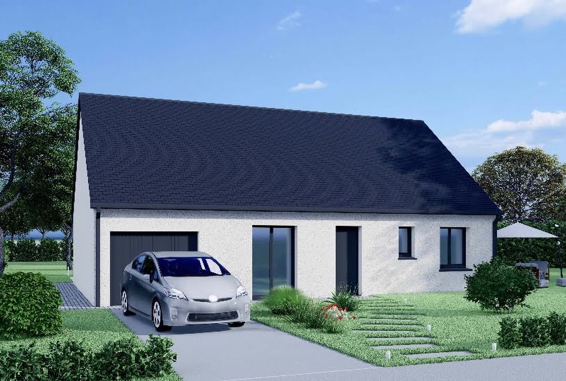  Vente Terrain + Maison - Terrain : 1 900m² - Maison : 84m² à Mazières-de-Touraine (37130) 