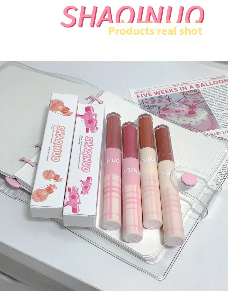 Title 15, Dubbele Mirror Water Gloss Lip Glaze voor glanz...
