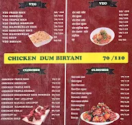 Hotel Aayan menu 1