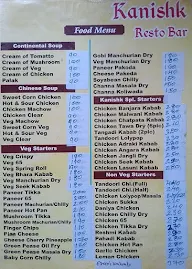 Kanishka Restaurant & Bar menu 5