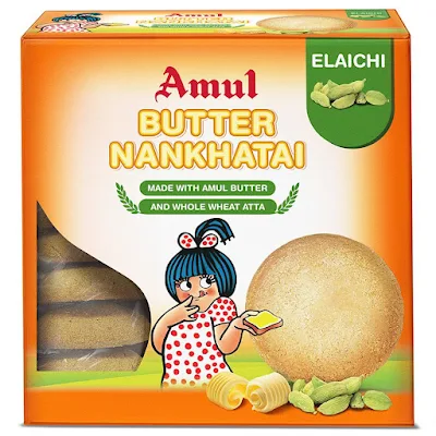 Amul Elaichi Butter Nankhatai - 200 gm