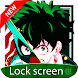 Boku no Hero academia lock screen theme midoria HD