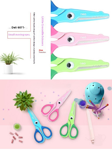 Title 1, Childrens Scissors Round Head Lace Safety. Saf...