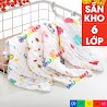 Khăn Sữa Xô 6 Lớp Rửa Mặt Loại Dày Siêu Mềm Mại Cho Bé