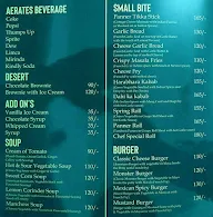 The Supreme Cafe menu 1