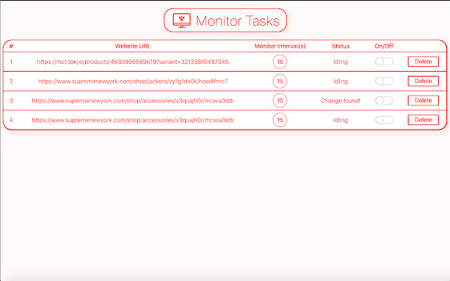 Resell.on Smart Monitor chrome extension