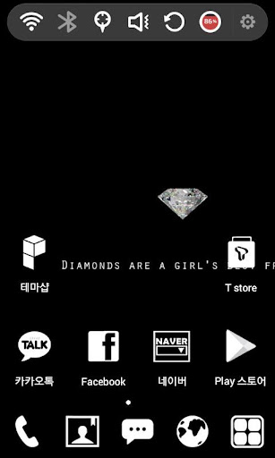 Diamonds Launcher Theme