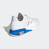 zx 2k boost footwear white/blue/red