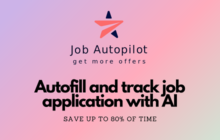 JobAutopilot - AI Resume Sender & Tracker small promo image