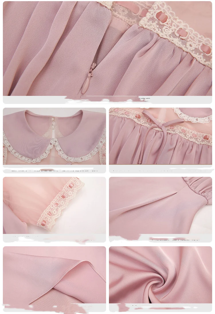Title 2, Pure Desire Satin-Puffärmel-Kleid. Ein stilvoll...