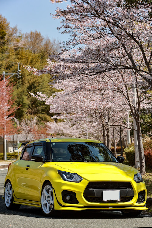 スイフトスポーツのドライブ・サクラと愛車・竜門ダム・杖立温泉・杖立温泉 鯉のぼりに関するカスタム事例の投稿画像4枚目