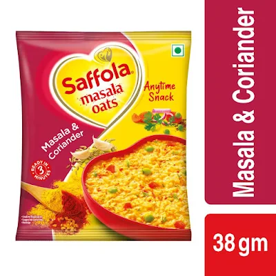Saffola Oats Masala And Coriander 38 Gm
