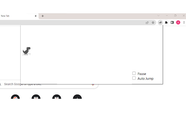 Chrome Dino game hack