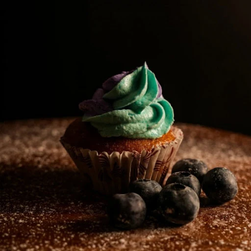 Blueberry Cupcake (1 Pc)